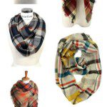 Cheap Plaid Scarves for Fall