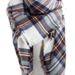 Women’s Winter Soft Plaid Tartan Checked Scarf