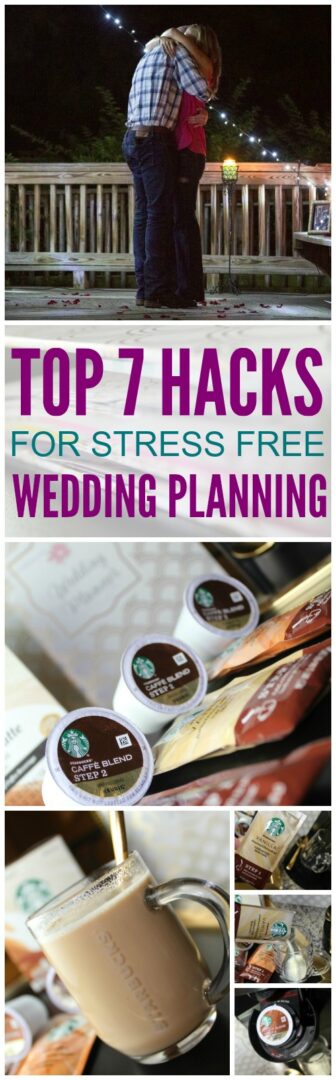Here are the Top 7 Hacks for Simple and Stress-Free Wedding Planning! Tips and tricks for brides as they are planning their big day!