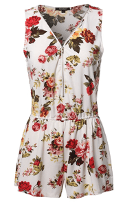 Floral Tank Romper