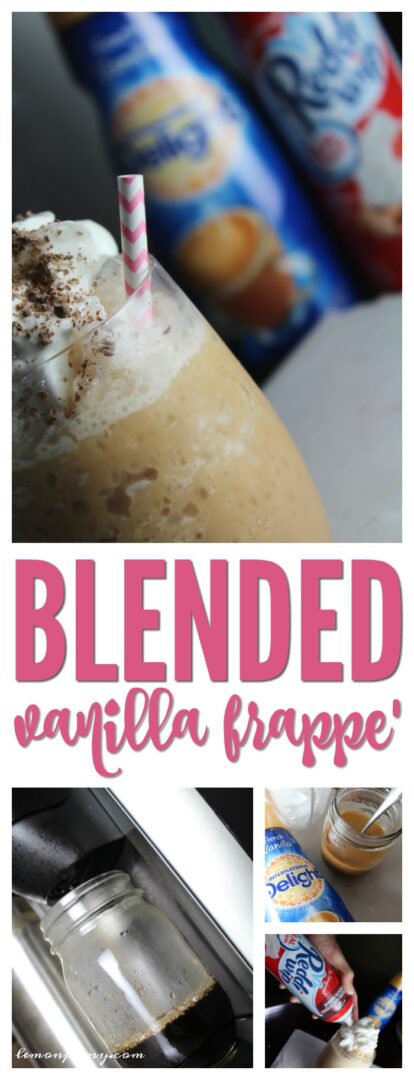 Blended Vanilla Frappe