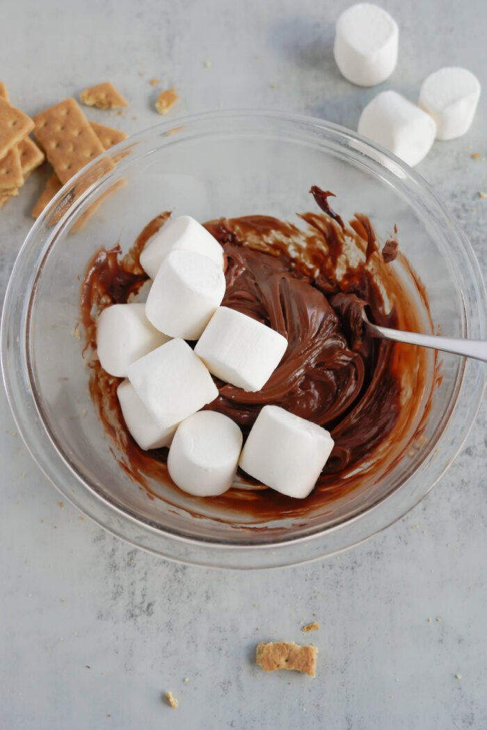 Chocolate S'mores Dip Chocolate Marshmallows