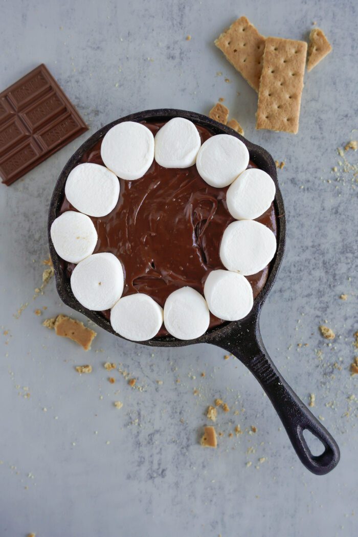 Chocolate S'mores Dip not Baked