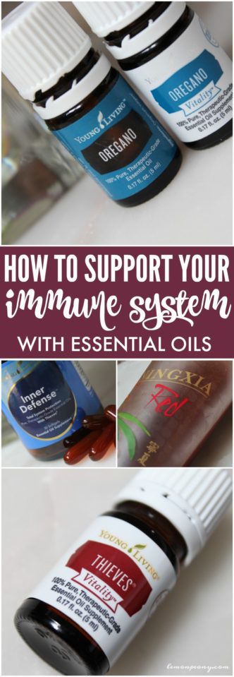 How to Support Your Immune System with Essential Oils. 5 Ways to promote health and wellness naturally in your home!