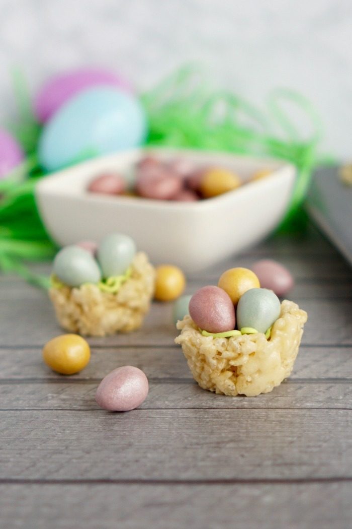 Birds Nest Rice Krispies for Easter