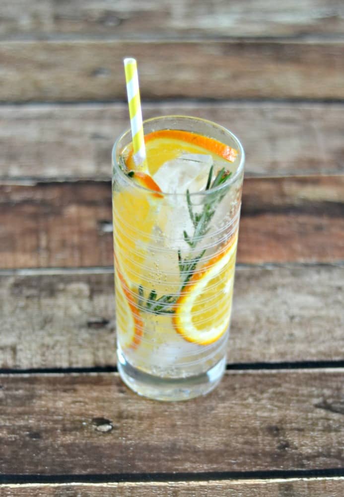 Citrus Rosemary Spice Infused Sparkling Water
