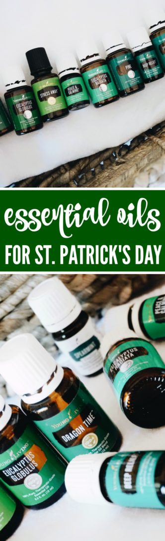 Essential Oils for St. Patrick's Day! It's a green theme of oils for health and wellness and how these bottles of gold and support your family health daily.