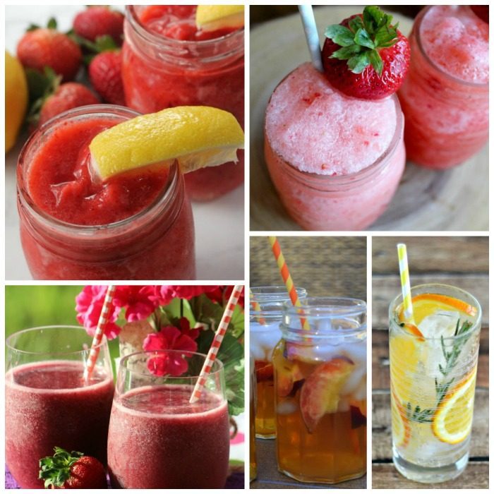 Summer Punch and Drink Recipes! Frozen Drinks, Lemonade, Non-alcoholic, kid friendly, and family favorite refreshing summer drinks that you will LOVE!