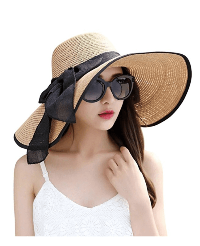 Bowknot Straw Hat