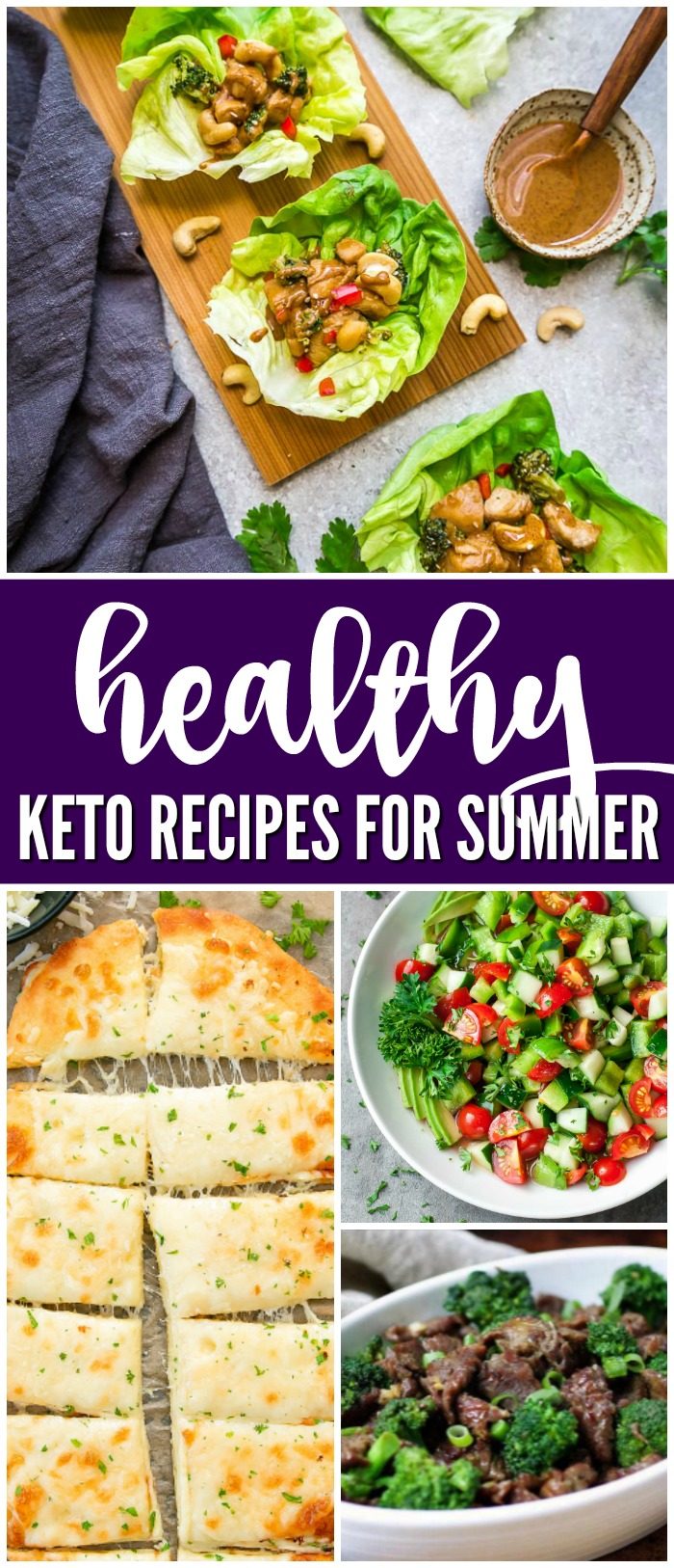 Healthy Keto Recipes for Summer! Easy Keto Dinner Recipes and the Best Meal Ideas if you and your family are trying to eat healthy and follow the Keto Diet.