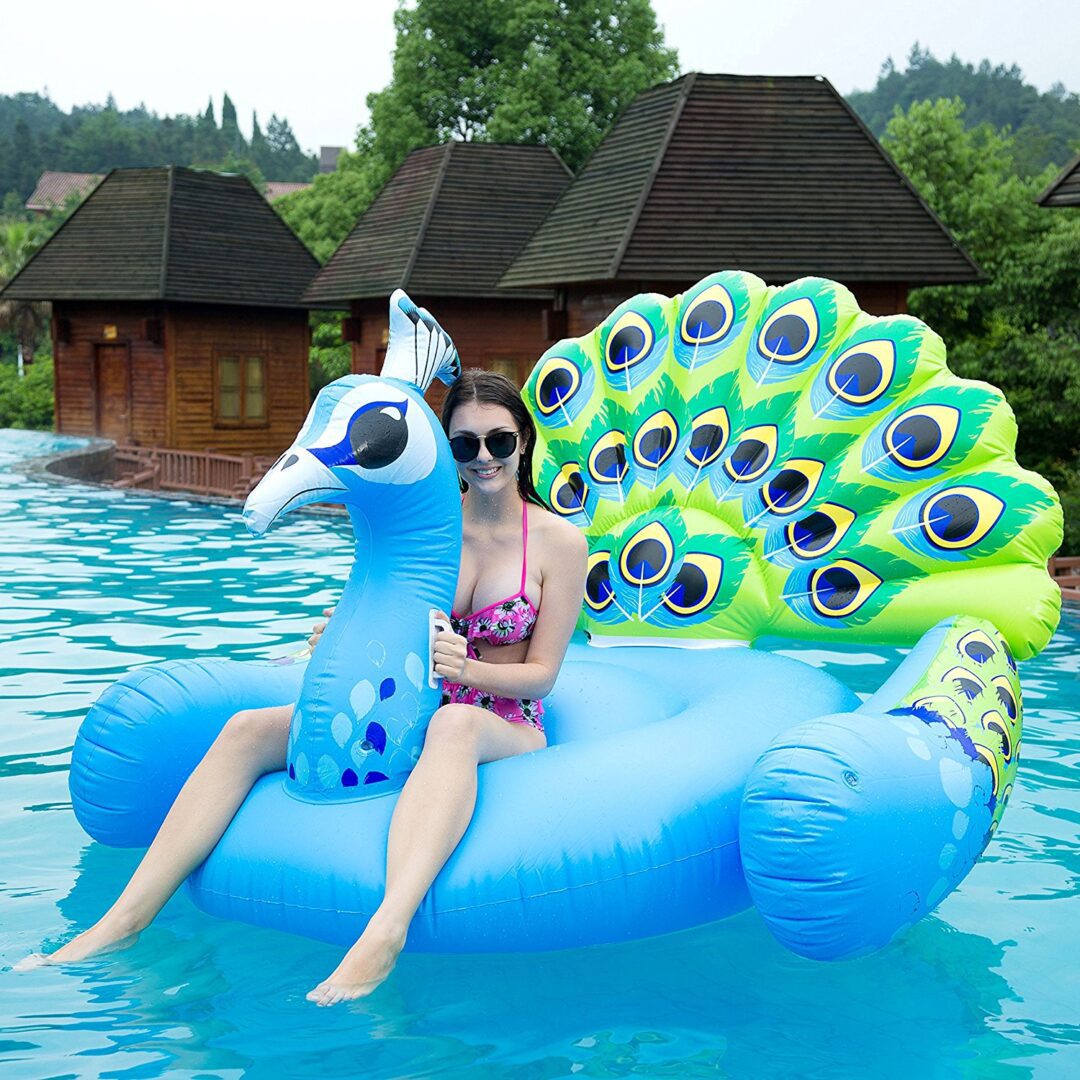 Giant Peacock Pool Float