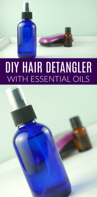 DIY Homemade Hair Detangler Recipe! A quick and easy toxic free hair product for girls and women that is chemical free and natural for summer or winter!