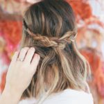 Half Up Braided Crown