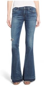 A Gold E 'Madison' Flare Jeans, Main, color, Starwood Distressed (Med Wash) A Gold E 'Madison' Flare Jeans