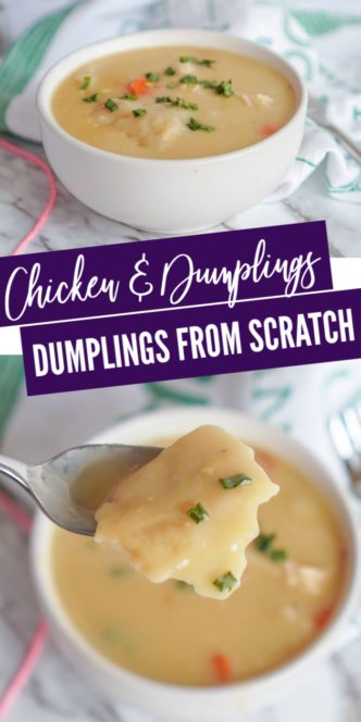 Homemade Chicken and Dumplings Recipe