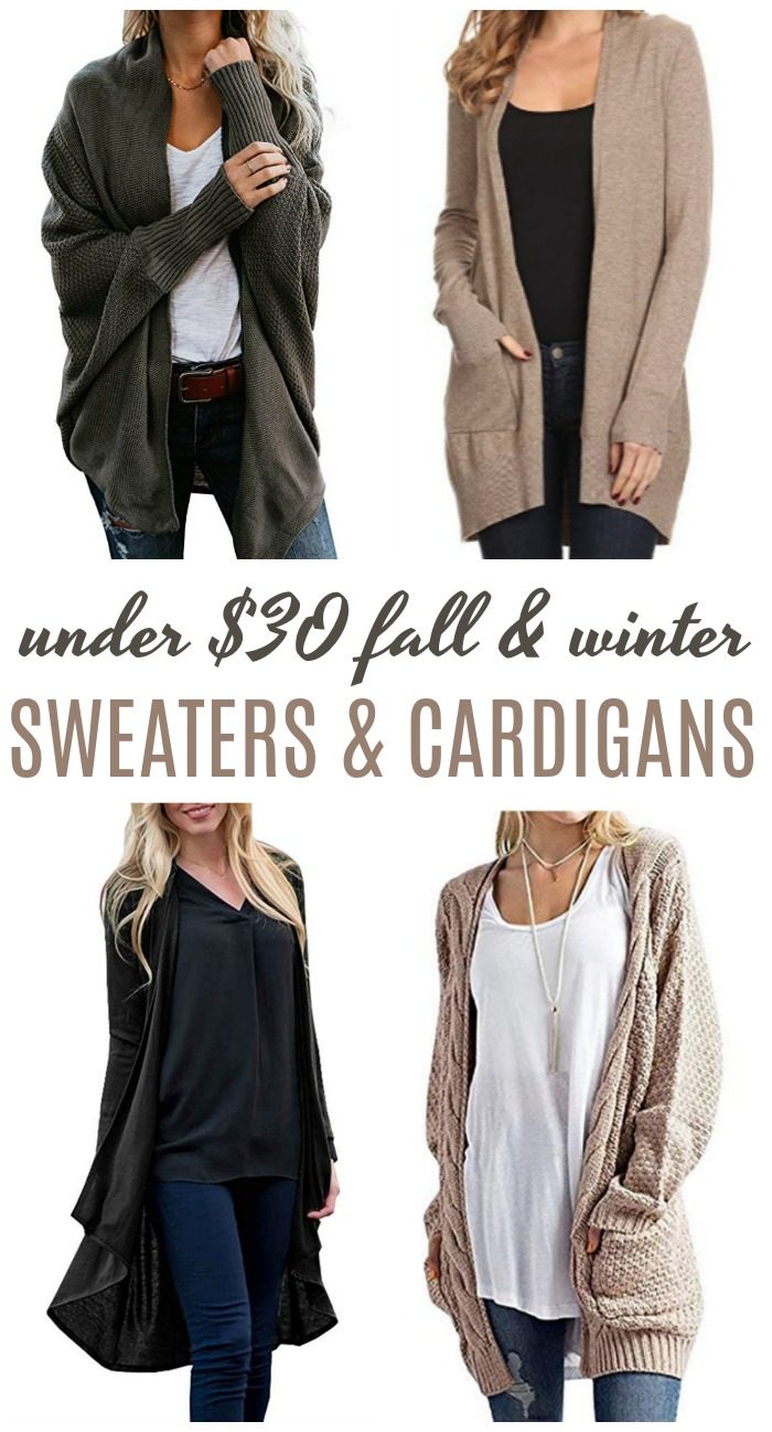 Cheap Oversized Cardigans! The Best Cardigans for Fall and Winter! Cheap, Easy and Everyday Styles for Women! Fashion Tips and Tricks for Oversized, Chunky, and Cardigan Outfits!