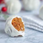 No Bake Gingersnap Cheesecake Truffles