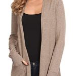 Open Front Knit Cardigan Sweater