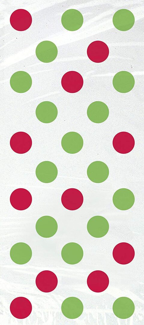 Red and Green Dot Bags