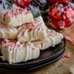 White Chocolate Candy Cane Fudge