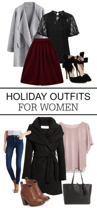 Amazing Holiday Outfits for Women! Christmas Parties or New Years Eve Fashion Trends - Skirts, Dresses, Blouses, Shoes, Coats & Accessories!