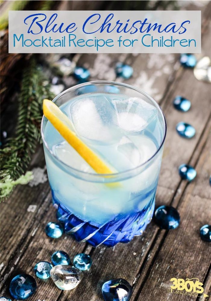 Blue Christmas Mocktail Recipe