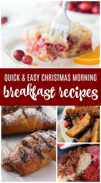 Quick and Easy Christmas Morning Breakfast Recipes