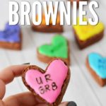 Conversation Heart Brownies