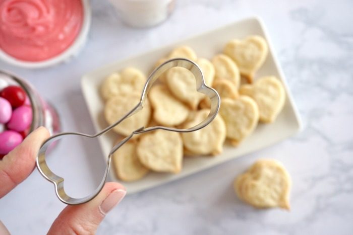 Cutout Mini Heart Cookies