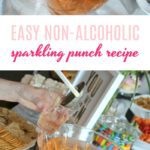 Easy Non-Alcoholic Sparkling Punch Recipe for Valentine’s Day, Wedding Showers, Baby Showers, or Parties!