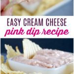 Easy Cream Cheese Pink Dip Recipe