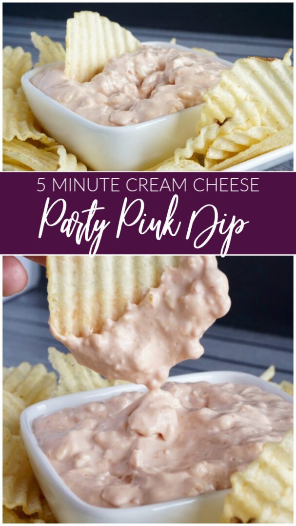 Easy Cream Cheese Pink Dip Recipe! - Lemon Peony