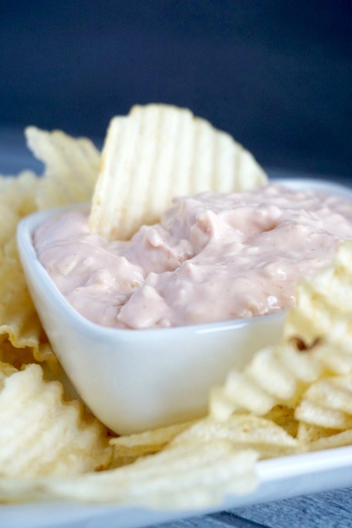 Pink Dip Easy Recipe! Easy Cream Cheese Pink Dip Recipe! A Million Dollar Dip Party Recipe! 5 minute, 5 ingredient Cold Dip Recipe for Parties and Perfect with Potato Chips!