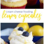 Lemon Cupcakes with Cream Cheese Frosting