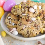 Cadbury Egg Oatmeal Chocolate Chip Easter Cookies Recipe