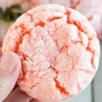 Easy Strawberry Crinkle Cookies Recipe