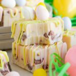 Easy White Chocolate Fudge Recipe with Cadbury Mini Eggs