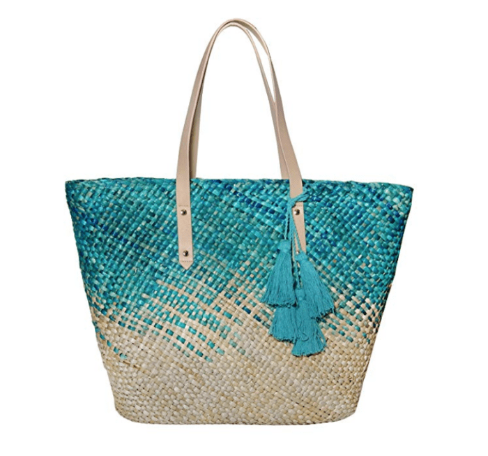 Straw Beach Tote Shoulder Bag