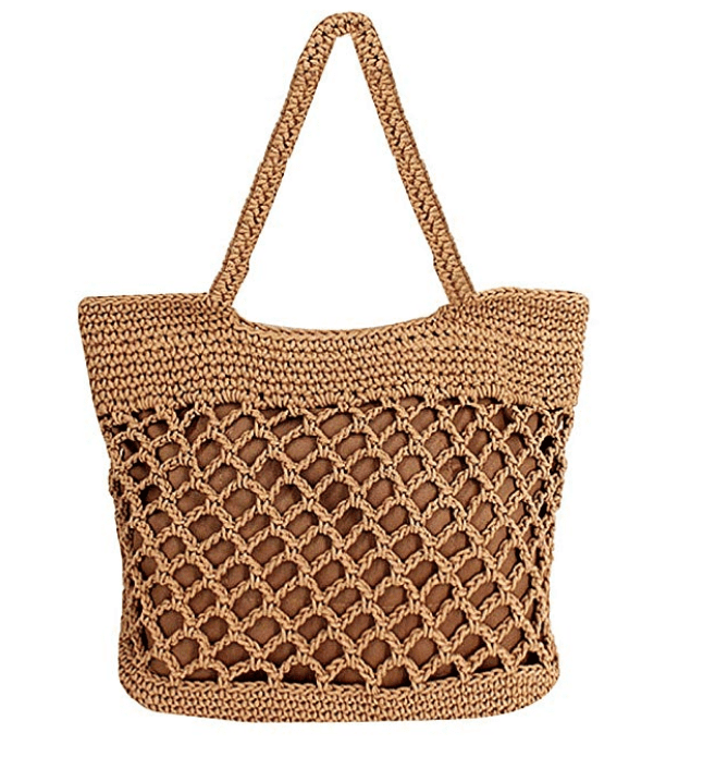 Woven Straw Summer Beach Bag