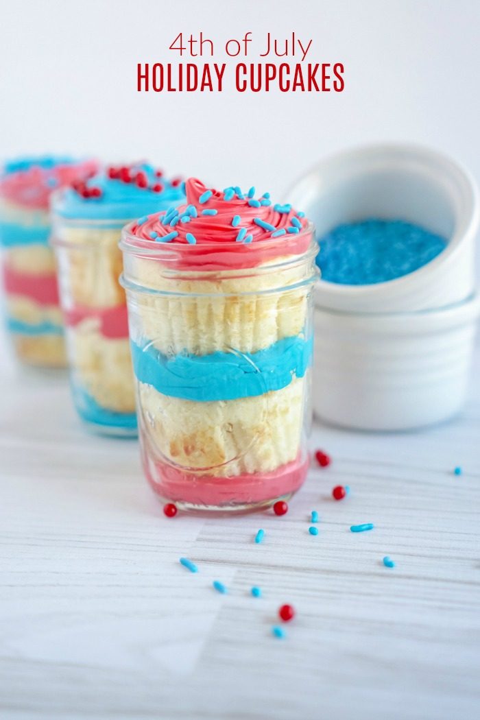 4th of July Holiday Cupcakes