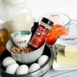 Carrot Cake Ingredients Made with Honey