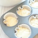 Cupcake Batter in a Muffin Tin