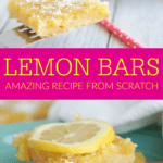Lemon Bars Amazing Recipe from Scratch