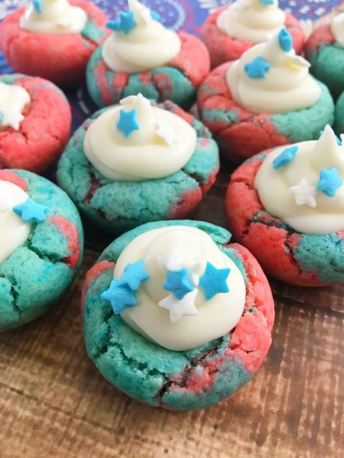 4th of July Firecracker Cookie Bites