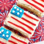 4th of July Flag Rice Krispie Treats