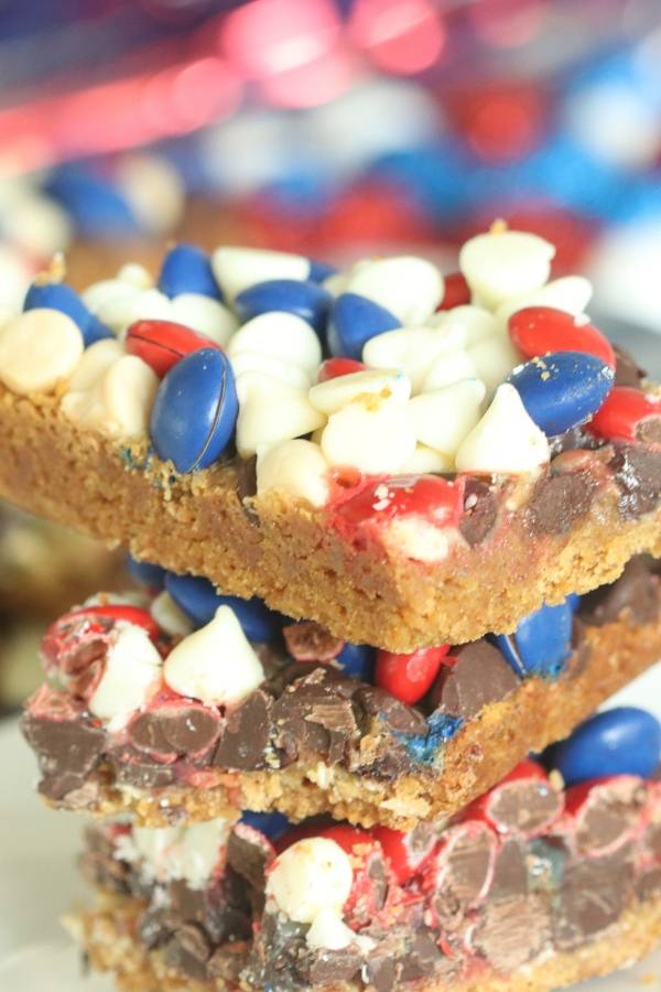 4th of July Magic Cookie Bars