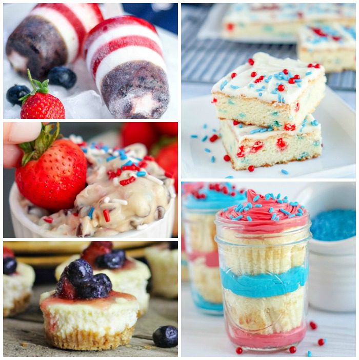 Easy 4th of July Patriotic Treats and Desserts