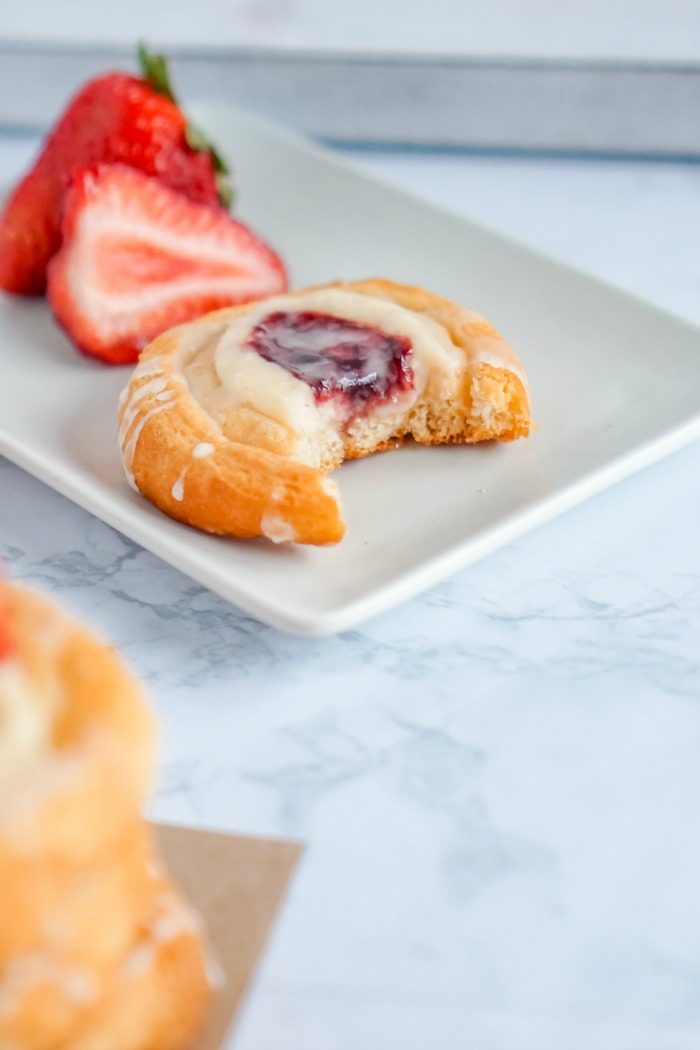 Homemade Lemon Berry Danish