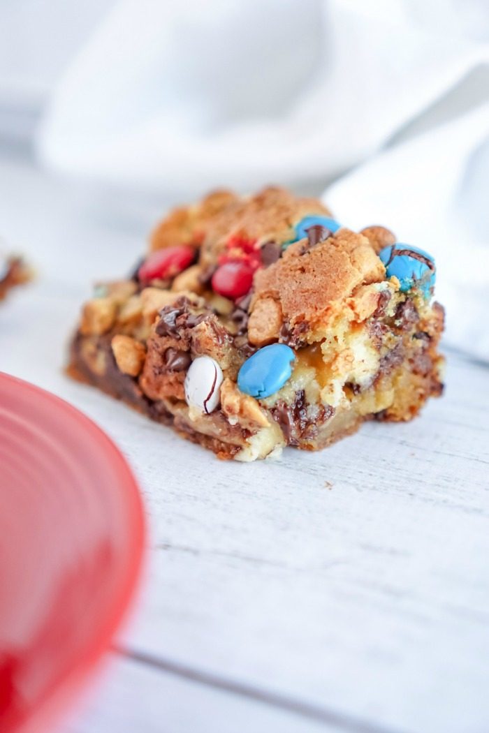 M&M Cookie Bars