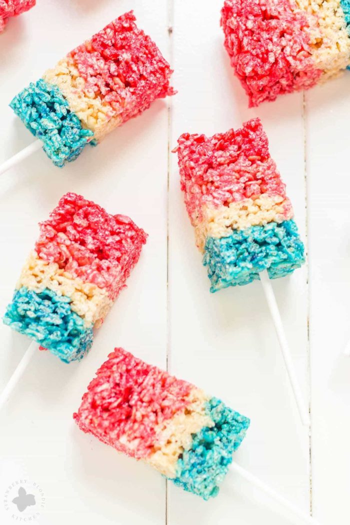 Patriotic Crispy Treats